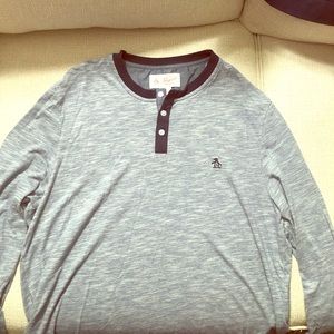 Original Penguin long sleeve henley